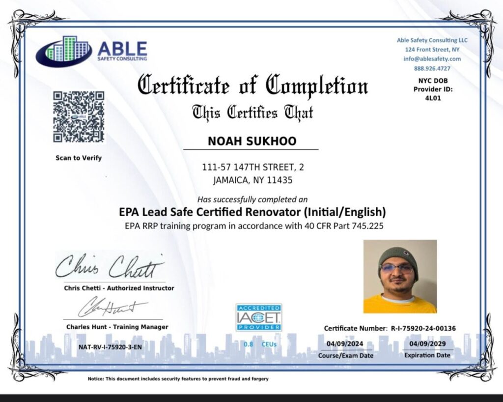 Able Certificate
