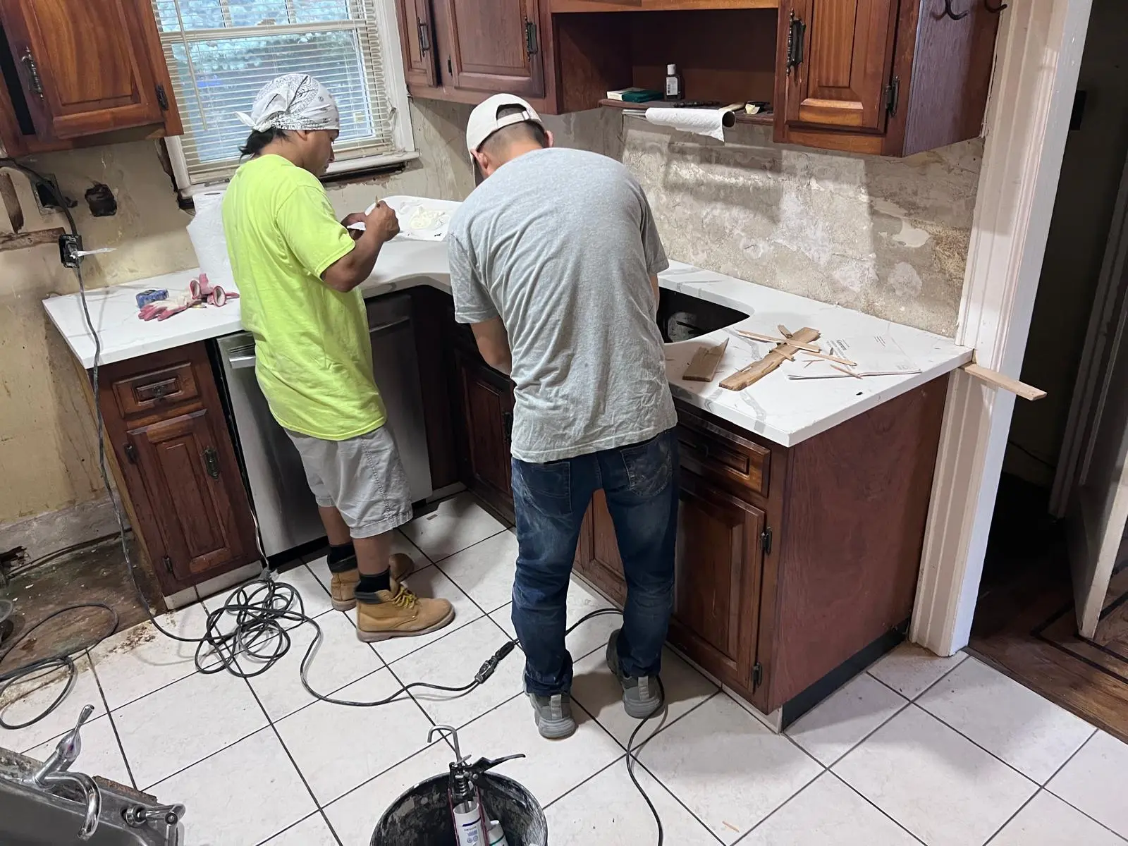 worker in Kitchen